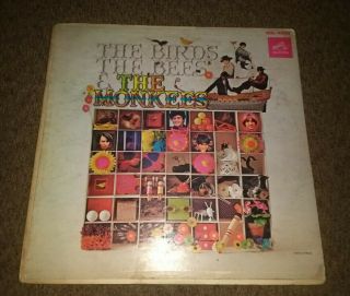 The Monkees The Birds The Bees 12 " Mexican Lp Titles In Spanish 1968 Mono Ps