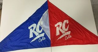 Vintage Early 90s Rc Cola - Royal Crown Soda Nylon Kite