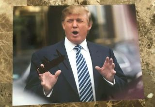 President Donald Trump Signed 8x10 Photo 4