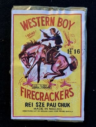 Firecracker Label Western Boy 16’s Macao Complete