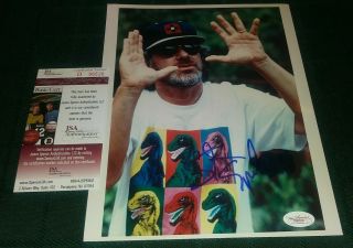 Steven Spielberg Jurassic Park Legend Signed Autographed 8x10 Photo Jsa