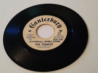 Rare Northern Soul The Tempos (countdown) Here I Come 45 Vinyl 7 " Promo Vg,