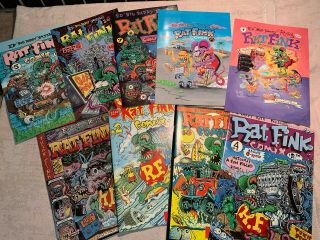 Rat Fink Comics Comix Complete Set.  Ed Big Daddy Roth.
