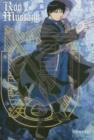 Poster Promo Fullmetal Alchemist Anime Edward Elric Roy Mustang