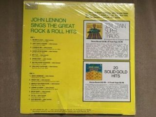 John Lennon - Roots: Sings the Great Rock & Roll Hits A8018 1975 IN SHRINK 2