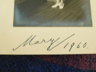 Princess Mary (Princess Royal) rare signed Christmas card 1960 2