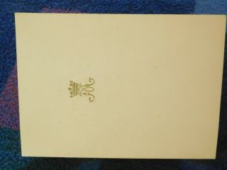 Princess Mary (Princess Royal) rare signed Christmas card 1960 7