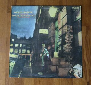 David Bowie Ziggy Stardust Vinyl Lp Uk 1st Press Rca No Mainman Ex,
