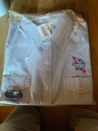 Vintage Pabst Blue Ribbon Beer Delivery Shirt 2xl Short Sleeve