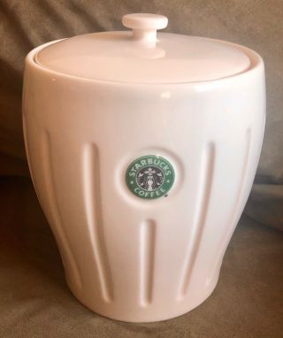Starbucks Barista 2003 Siren Coffee Canister/cookie Jar W/lid -
