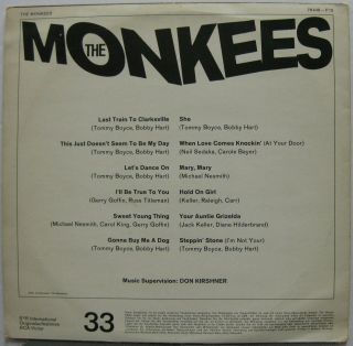 The MONKEES s/t 1967 GERMAN Only Book Club LP Exclusive Sleeve SONDERAUFLAGE 2