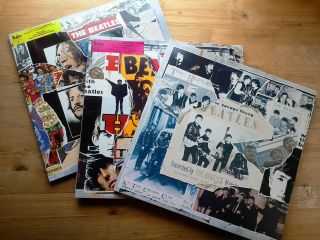 The Beatles Anthology 1 2 & 3 Near 9 X Vinyl Lp Records 7243 8 344 45/48/51