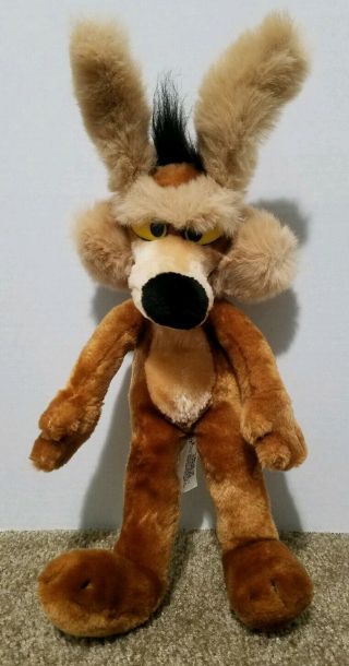 Vintage 24k Mighty Star Wile E.  Coyote 18 " Plush 1993 Warner Bros Stuffed Animal