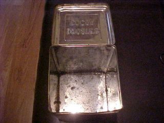 RARE Vintage Droste ' s Dutch Cocoa Tin With hinged lid - 5 pound Haarlem Holland 7