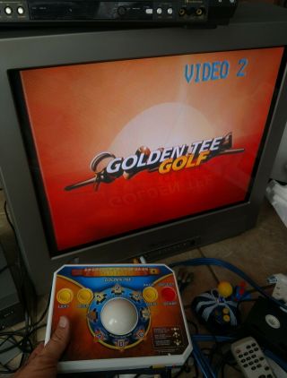 Jakks Pacific Golden Tee Golf Plug & Play Classic Arcade Tv Video Game