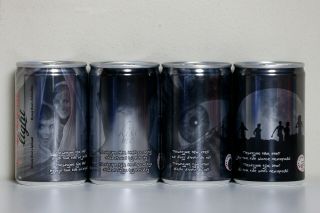 2007 Coca Cola 4 Cans Set From Czech Republic / Slovakia,  Art (150ml)