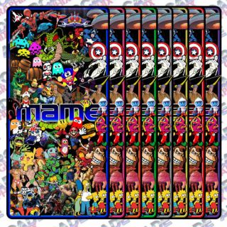 Mame Multicade Multi Character Series Arcade Game Cabinet Artwork Sideart