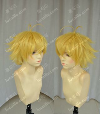 The Seven Deadly Sins Meliodas Anime Cosplay Costume Wig,  Track,  Cap
