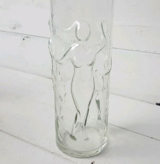 Six Nude/naked Dancing Girls Cocktail Glasses - Vintage Libbey
