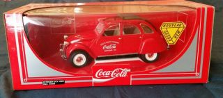 Vintage Coca - Cola 1966 Citroen 2cv (beetle Like) Solido 1:18 Nib 1993 Issue
