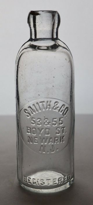 Old Hutch Hutchinson Soda Bottle – Smith & Co.  Newark Nj - Nj0340