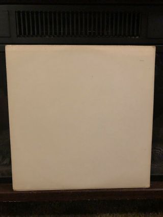 The Beatles White Album 1968 LP SWBO - 101 First Press W/ Poster LOW 0285642 2