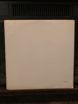 The Beatles White Album 1968 LP SWBO - 101 First Press W/ Poster LOW 0285642 3