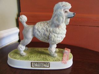Vintage 1975 French Poodle Lionstone Whiskey Whisky Decanter Limited Edition