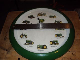 Authentic John Deere Tractor Round Clock with Sounds 12 Inches 3