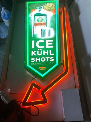 (l@@k) Jagermeister Whiskey Liquor Bar Light Up Building Block Plastic Sign