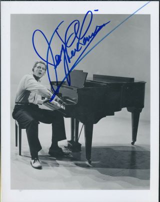 Jerry Lee Lewis Signed Photo Rock & Roll.  Great Balls Of Fire,  Breathless