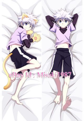 Hunter X Hunter Dakimakura Killua Zoldyck Anime Hugging Body Pillow Case Cover