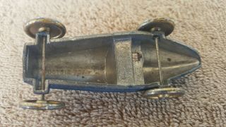 Tootsietoy 1920s /1930 ' s Rare 3 Inch 23 Blue Small OPEN WHEEL RACE Car 6