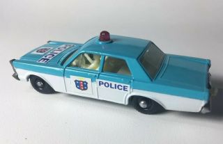 Phantom Matchbox Lesney 55/59 Ford Galaxie Custom Police Car. 2