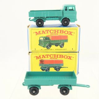 Matchbox Lesney Mercedes Truck and Trailer with Boxes Series 1 and 2 5