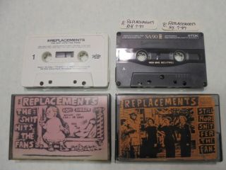 The Replacements Shit Hits The Fans / Still More Shit Fer The Fans Cassette Rare