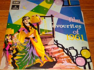 Film Favourites Of 1961 - Lp Vinyl Record Bollywood Hindi Indian,  Ost,  Lkda 60