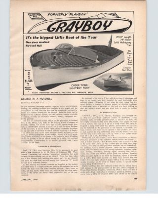 1949 Paper Ad Grayboy 16 