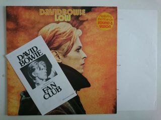David Bowie Low Rca Victor Pl 12030 Ziggy Stardust Tin Machine Orange Label Glam