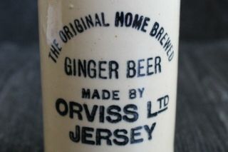 Home Brewed Ginger Beer Made By Orviss Ltd Jersey Bottle Stopper RARE 3