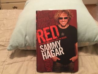 Sammy Hagar Signed Book " Red,  My Uncensorsed In Rock " /the Red Rocker,  Van Halen