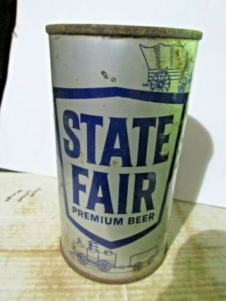 State Fair Flat Top Beer Can - [read Description] -