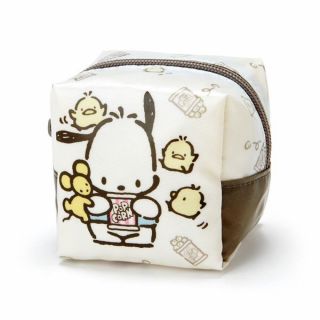 Sanrio Pochacco Dog Laminated Cube Pouch From Japan F/s