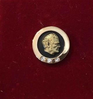 37 Year John Deere 10k Service Pin With 3 Diamonds