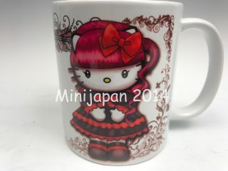 Hello Kitty Lolita gothic ceramic cup 11 oz mug Design 4