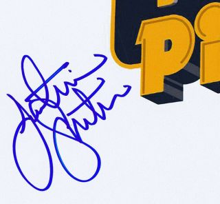 Justice Smith,  Ryan Reynolds Signed Pokémon Detective Pikachu 11x12 poster wCOA 2