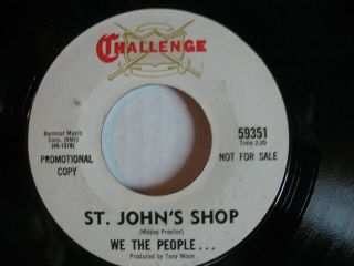 WE THE PEOPLE - In The Past / St.  John’s Shop 45 Challenge 59351 Promo 1966 2