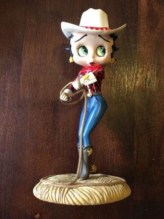 Betty Boop “cowgirl” Danbury Collector Figurine With