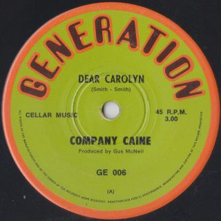 Company Caine 45: Dear Carolyn/now I 