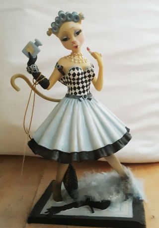 Alley Cat,  By Margaret Le Van,  Daisy Dolled Up.  8 " Figurine